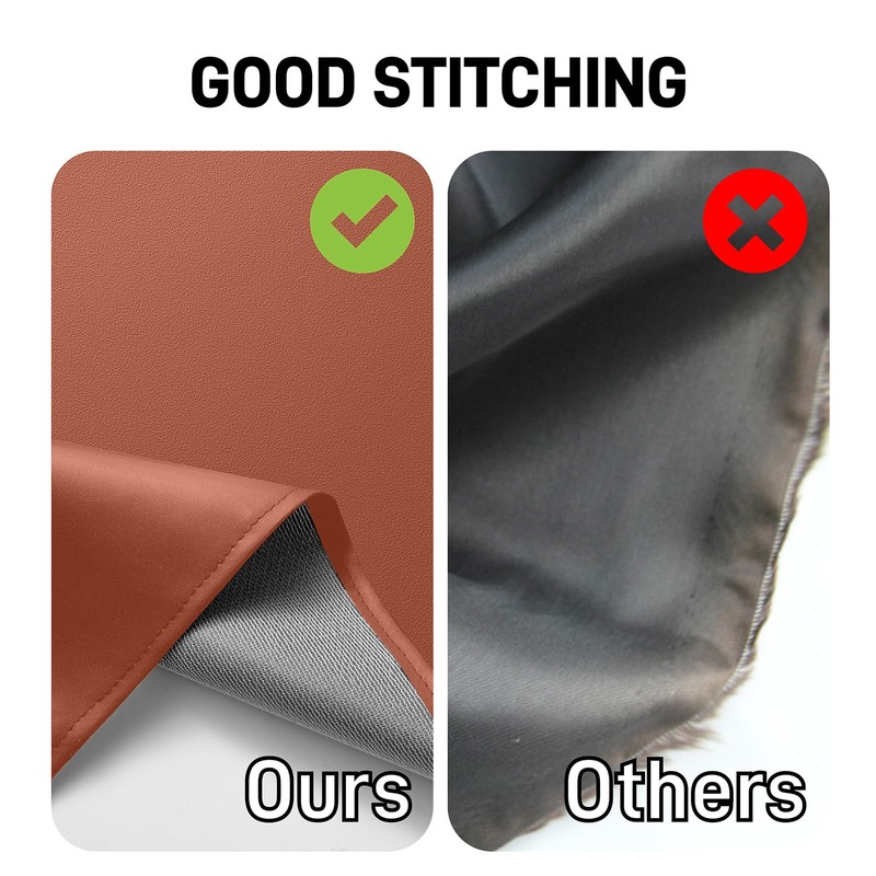 Vammcht Waterproof Rubber Vinyl Apron Heavy Duty Chemical Resistant Work