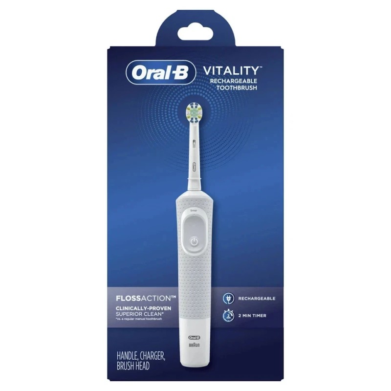 Oral-B Vitality FlossAction Electric Rechargeable Toothbrush, Powered by Braun..