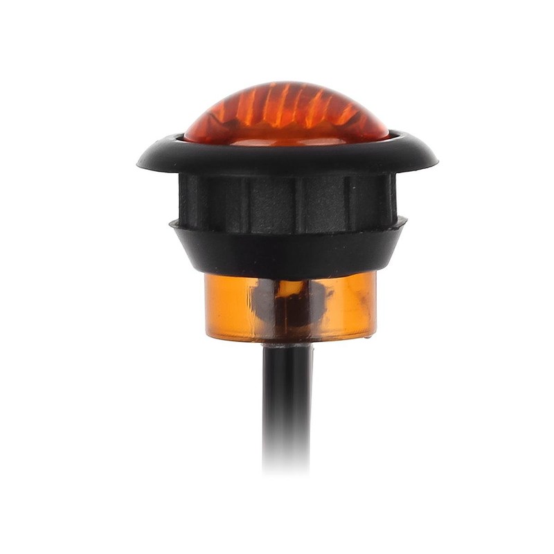 Partsam 10Pcs 3/4" Round Led Marker lights 3 wire Combination