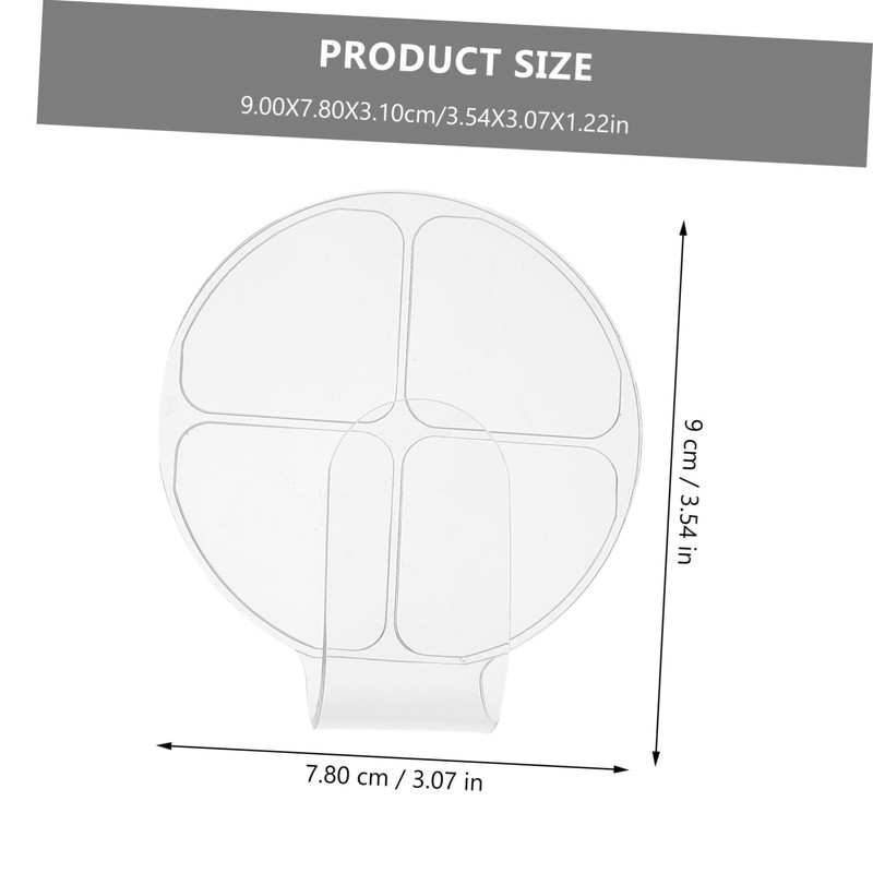 Outanaya 2 Pack Makeup Mixing Plates Blending Tray Portable Tint