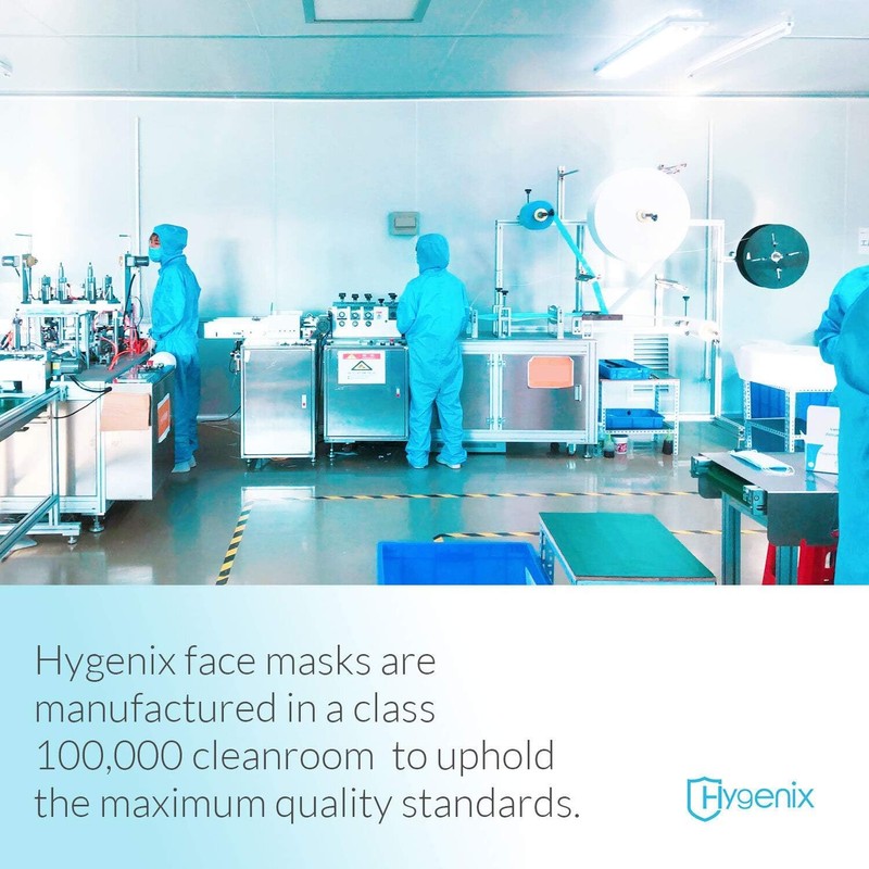 Hygenix Medical Grade 3ply Disposable ASTM level 3 Face Masks