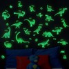 Copeflap Dinosaur Fish Glow Glow in the Dark Stickers Glow