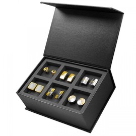 Soul-Cats® 6 pairs of stainless steel cufflinks in a beautiful gift box