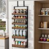 Aquzee Heavy Duty Pantry Door Organizer, 6-Tier Over the Door