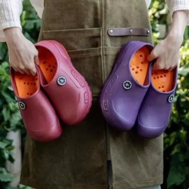 Rylie [라일리] Rly 방지 다용도 작업화 주방화 방수화 미끄럼 식당 [다용도 주방화／보라240] [Riley] Rly Anti-Slip Multi-Purpose Work Shoes Kitchen Shoes Waterproof Non-Slip Restaurant [Multi-Purpose Kitchen Shoes / Purple 240]
