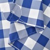 DWCN 54 x 80 Inch Checkered Tablecloth Rectangle - Waterproof,