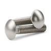 IMScrews 3/8"-16 x 2-1/4" Carriage Bolts, Round Head & Square