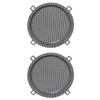 AC-MTORC Batwing Fairings 5.25" Black Mesh Speaker Grills Cover for