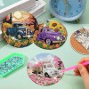 HobbyCraftTime 8 Pcs Diamond Art Coasters Kits - All Season