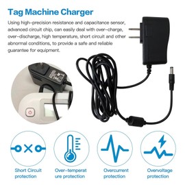 Power Charger for Brother P-touch Label Maker Models Personal Handheld Labeler PT-150 PT-300 PT-310 PT-320 PT-330 by BLUE ELF