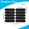 HJZHII 10PCS Black Reflective Tape, Motorcycle Helmet Decals Reflective Stickers