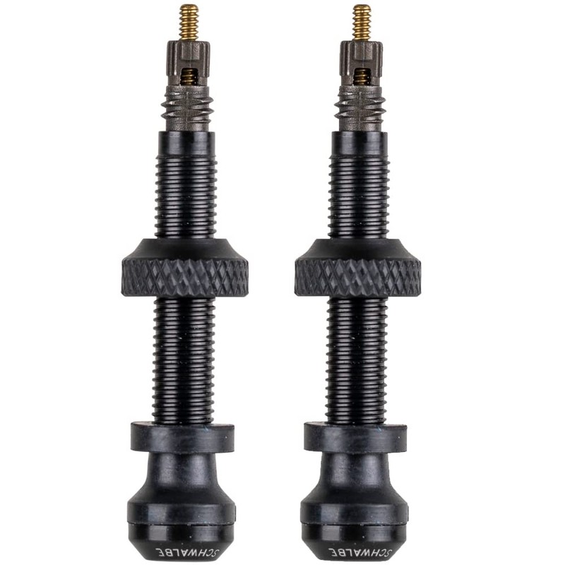 Schwalbe UTLV Tubeless Ventil (2er-Set), 40mm Length Valve Parts &