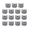 sourcing map 16Pcs Plastic Round Washers, 9mm x 25mm x