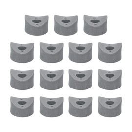 sourcing map 16Pcs Plastic Round Washers, 9mm x 25mm x 10mm Gray PE Concave Washer Spacer Hardware Machine Fastener for Round Tube Fixing