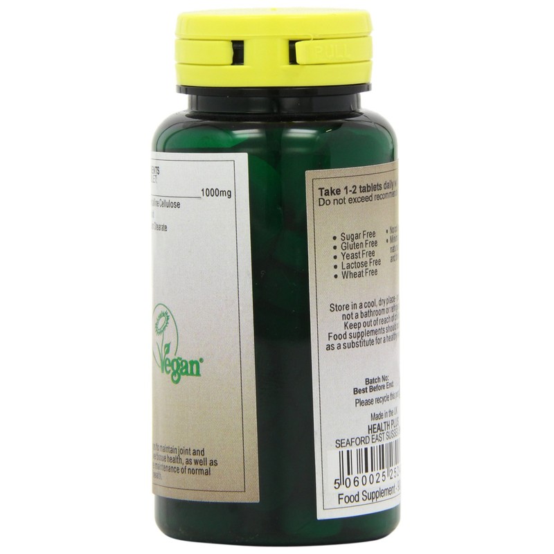 Health Plus MSM 1000mg Joint Health Supplement - 90 Tablets