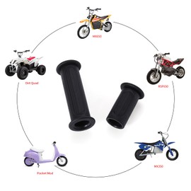 KAMIER Twist Throttle Handlebar Grips Replacement for Razor MX350 MX400 MX500 MX650 SX500 Mcgrath Dirt Bike RSF650 Dirt Quad 4 Wheeler ATV E300 E200 E100 Pocket Mod Kids Electric Scooter Parts Black