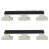 Zorfeter 2Pcs 5-String Banjo Bridge, Ebony Maple Banjolele Bridges, Universal