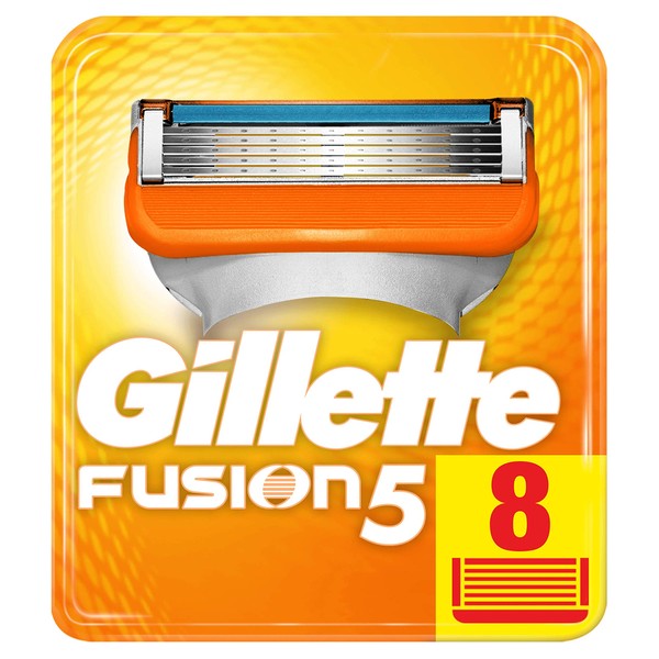 Gillette Fusion5 Razor Blades for Men, 8 Refills with 5