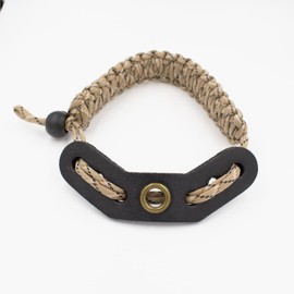 Bow Wrist Sling, 550 Paracord Strap Comfortable on Hand, Fit Compound Bow & Recurve (Desert Camo)