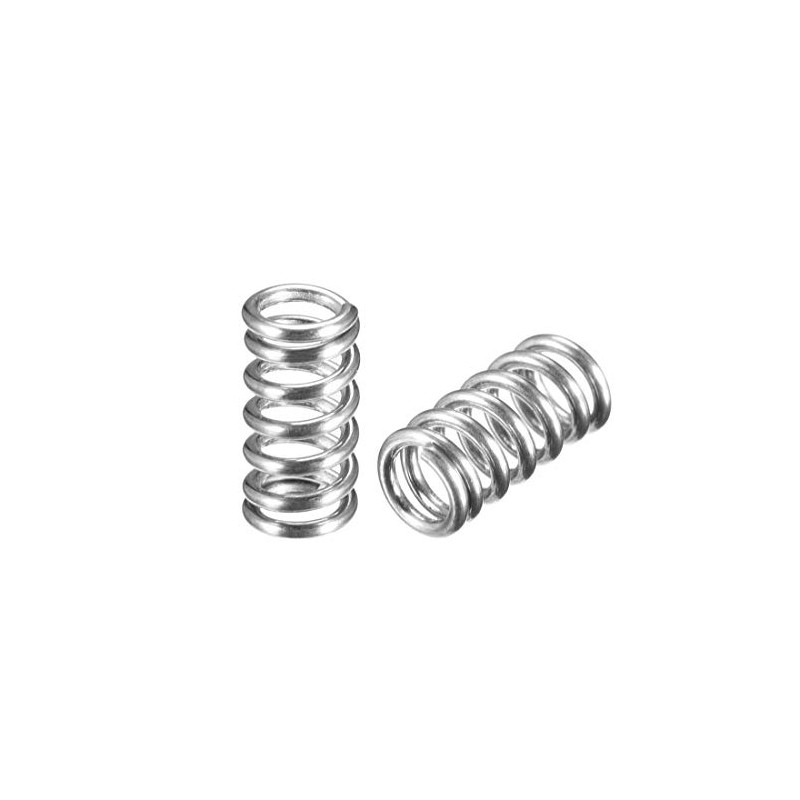 TOP-VIGOR 10Pcs Compression Spring, 0.8mm Wire Diameter,5mm OD,10mm Free Length