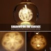 KARUDA Gold Crystal Pendant Lights for Kitchen Island, Modern LED