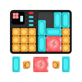 CZT Super Maze Game Block Puzzle Game Console Portable Handheld Pocket Slot Machine Puzzle Escape Game Electronic Toy Parent-Child Interaction Gifts for Children/Adult/Elderly