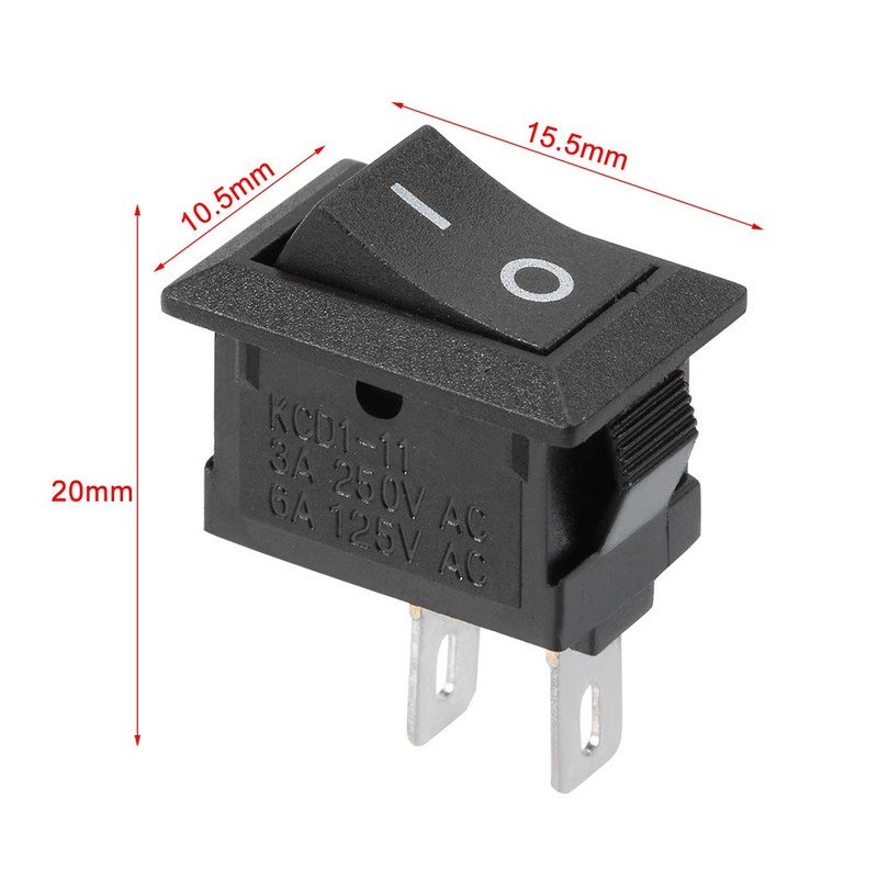 sourcing map Pack of 5 AC 125 V/6 A 250