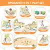 Pikler Triangle Set with Cushion 9 in 1 Climbing Toys