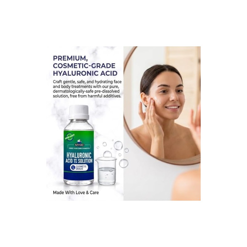 Hyaluronic Acid 1% Solution – (8.11 fl oz / 240ml)