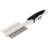 Ferplast GRO 5755 Premium Double Comb Chrome-Plated Steel Ergonomic for