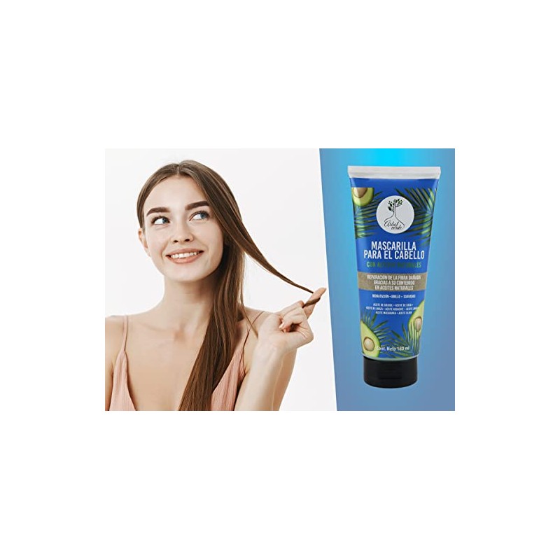 Arbol Verde Mascarilla para el cabello Natural con Aceite de