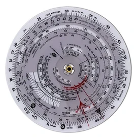Dojimayisc 1 piece E6B-R metal flight computer, used in aviation flight training