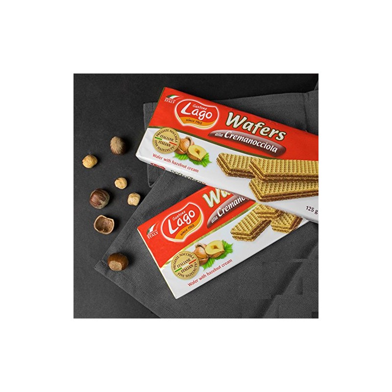 Gastone Lago Roll Break Light and fragrant wafer rolls Hazelnut