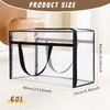 Nozefy 60L Clear Storage Bags Plastic Blanket Storage Bag Foldable