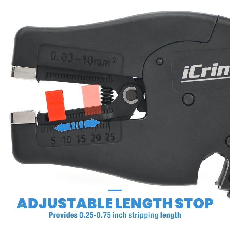 iCrimp IWS-D10 Automatic Wire Stripper/Wire Cutter for 32-7 AWG Solid