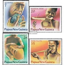 papua-Guinea 360-363 (complete.issue.) unmounted mint/never hinged ** MNH 1979 Musical Instruments (Stamps for collectors) music/dance