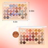 Apooliy Eyeshadow Palette 36 Pigmented Matte Shimmer Eye Shadow Makeup