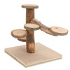 Wooden Hamster Platform Toy Hamster Playground Stand Rotating Ladder for