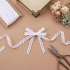 10 Yards Lace Ribbon, 0.47“ White Crochet Lace Trim