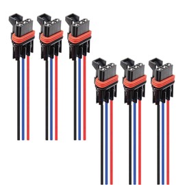 6Pack Bus Bar Pulse Power Plugs Pigtail Replacement for Polaris Plug 2018 2019 2020 2021 2022 2023 2024 Ranger XP 1000 / RZR/Pro RS1 General Bus Bar Harness Pigtail Connectors