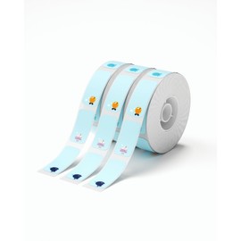 NIIMBOT D11 D110 Label Maker Tape Adhesive White Label Paper Compatible for NIIMBOT D11 D110 Label Printer (SEA)