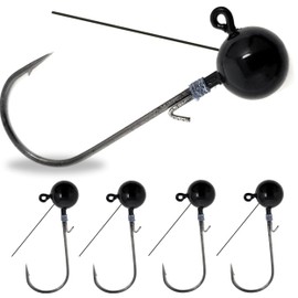 Reaction Tackle Tungsten Ball Jig - 1/8oz - 1/0 Hook- Weedless