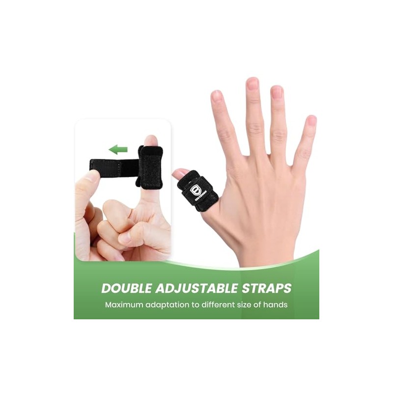 2Pcs Thumb Splint with 2 Metal Bar