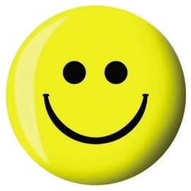 Brunswick Bowling Products Smiley Face Viz-A-Ball 12Lbs, Yellow/Black, 12 lbs