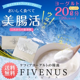 フィビナス 20包 (ヨーグルト20リットル分) 種菌 ヨーグルト ケフィア