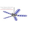 Boxed Royal Blue - Ceiling Fan Skin Kit fits most