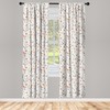 Lunarable Flechas Cortina de Microfibra, Pintoresco, Window Treatments 2 Panel