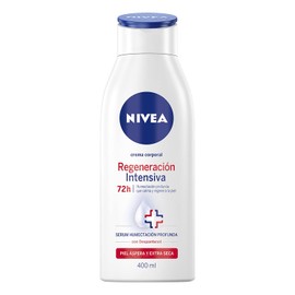 NIVEA Crema Corporal Humectante Regeneración Intensiva (400 ml) - 72 horas de Humectación Profunda con Dexpantenol - Ideal para Piel Extra Seca y Áspera