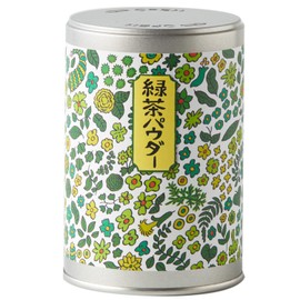 Green Tea Powder (Tea Kusaba Farming), Tabletop Illustration Can, Just Pour Hot Water, Easy and Convenient Green Tea Time, Nutrition Whole Green Tea