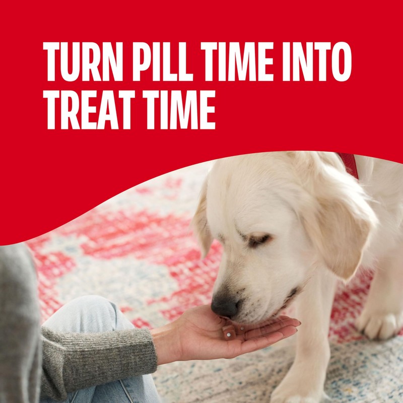 Milk-Bone Pill Pouches Dog Treats with Real Chicken, 30 Count